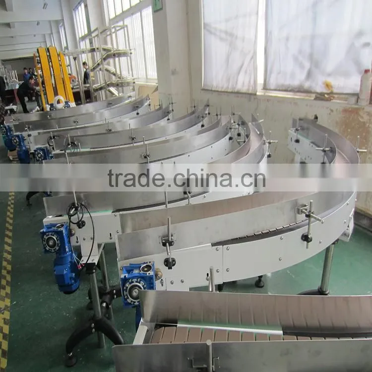 Curve Running Stainless Steel Conveyor from Shanghai China Manufacturer