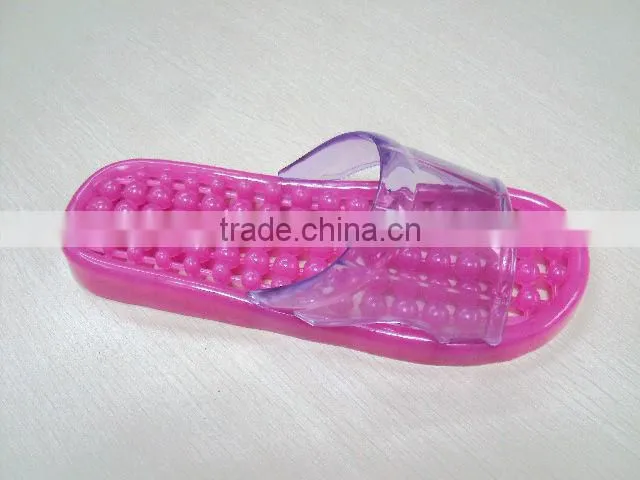 5Y-Y1303003 UNISEX PVC BATHROOM SLIPPERS WITH HOLE