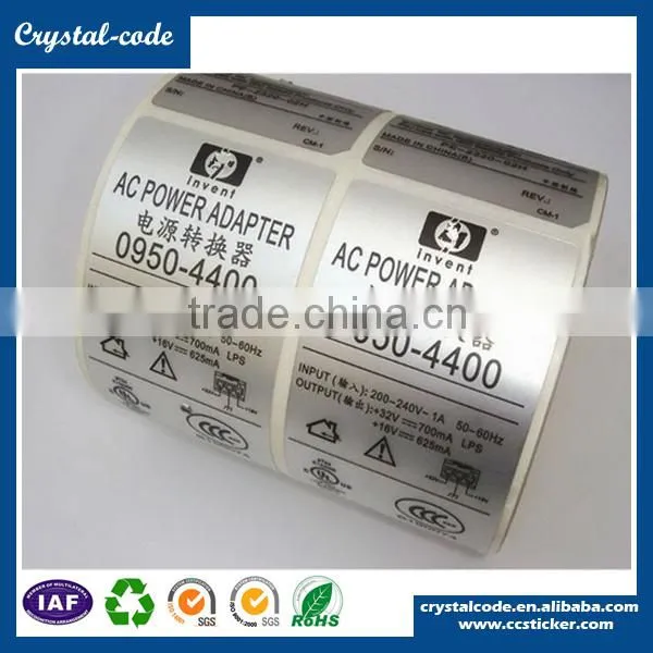 2D /3D effect square non-drying holographic film aluminum foil sticker