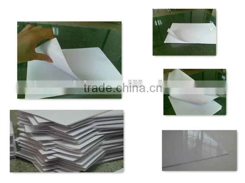 adhesive and magnetic photo paper
