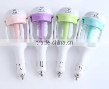 50ml aroma 180 degree rotation mini car humidifier ultrasonic car air purifier