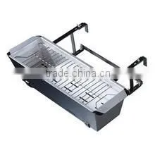 Portable stainless steel charcoal bbq grill