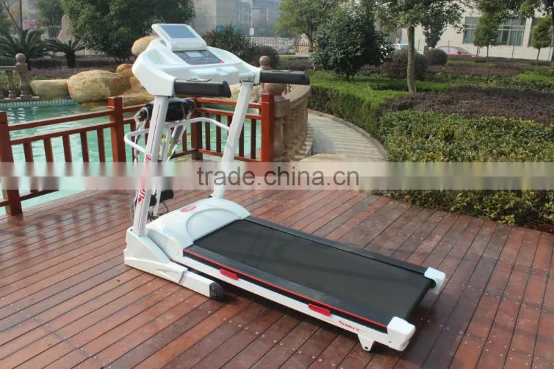 new motorized treadmill with extra touch screen pad available wifi connecting
