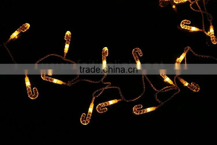TZFEITIAN CE ROHS approval warm white candy cane christmas light for outdoor decoration