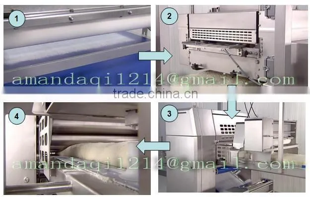 6-8t high quality automatic croissant making machine