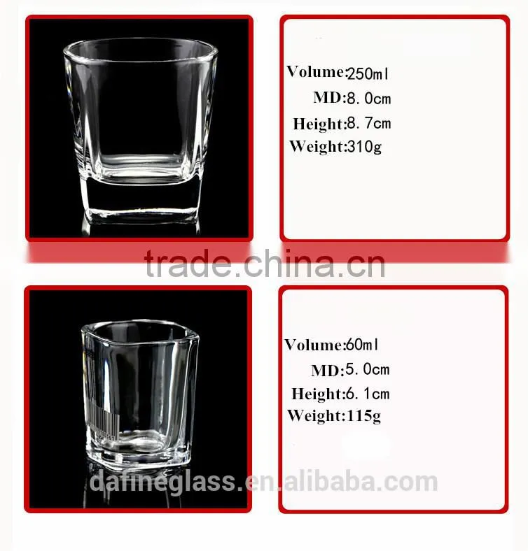 wholesale Clear Glass Tumbler & water cup & & Whiskey cup & Tableware