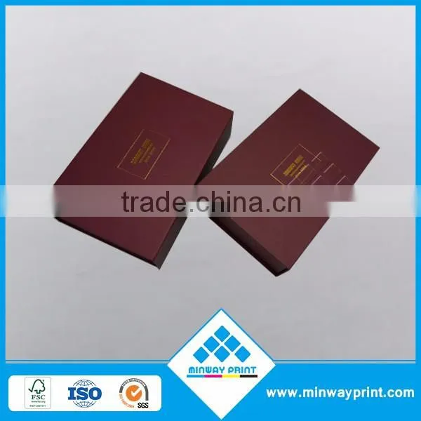 Popular custom book style magnetic paper gift box
