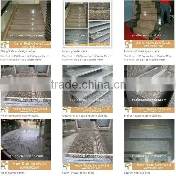 decorative sprial granite tread