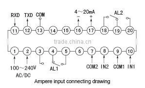 Digital Ampere Meter with RS485 and Alarm Relay Output