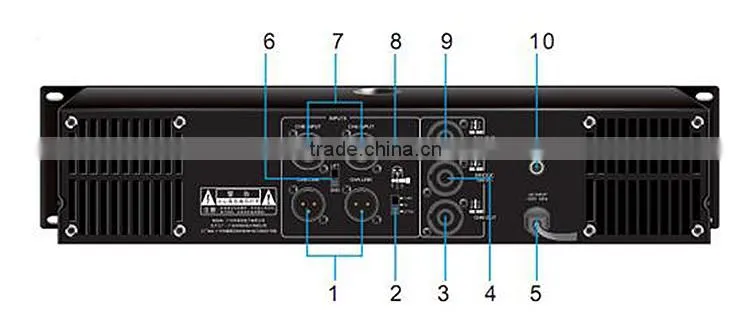 New Arrival Pro Audio Power Amplifier For Professional Sound System