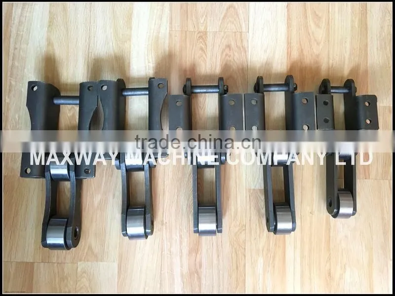 Wearable Steel Chains for Volvo Amphibious Excavator , 40Cr Steel Material, MAXWAY Machine Company
