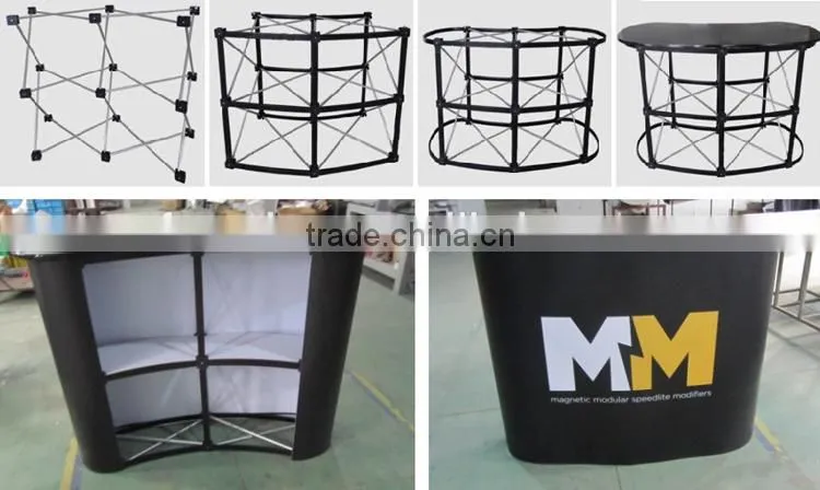 Flame Retardant Trade Show Stretch Polyester Table Cloth