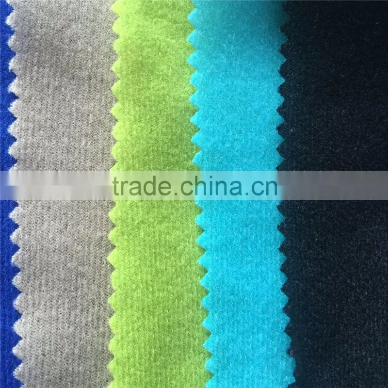 100% polyester brushed tricot nylex fabric in roll