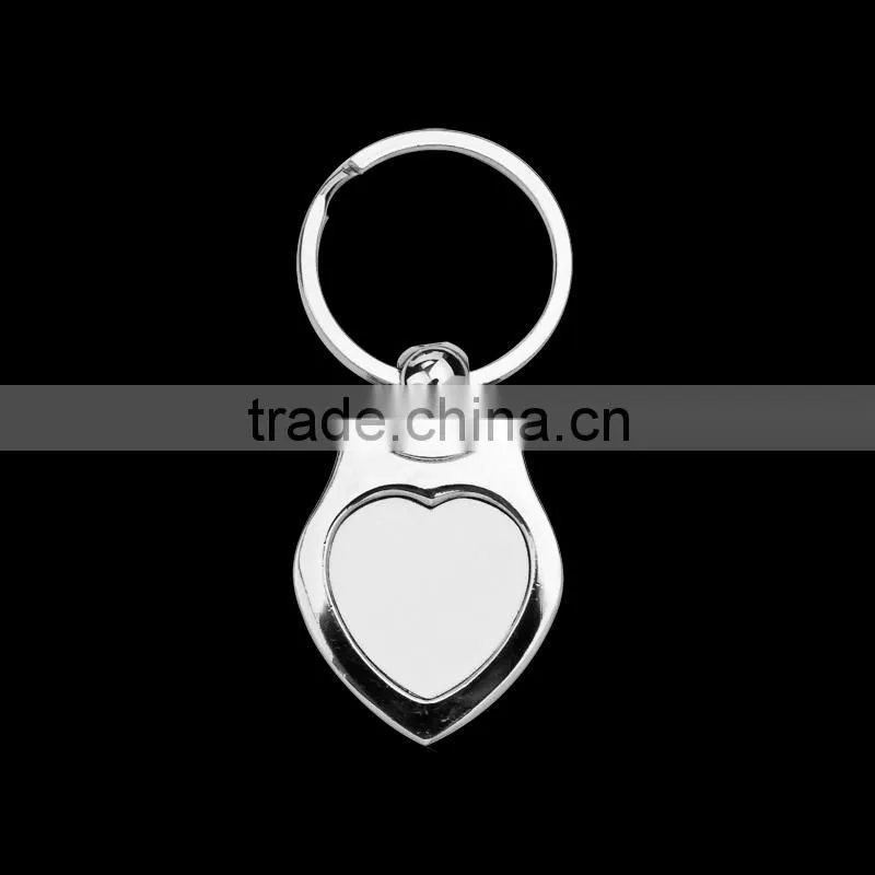 Sublimation metal key ring,heat press tranfer keyring,rectangle shape