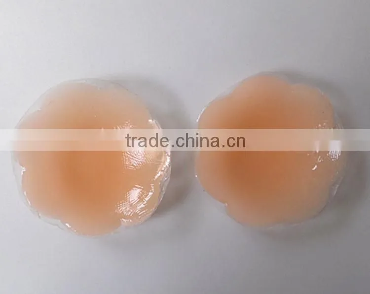 Junyan kissbobo adhesive sexy nude silicone nipple cover