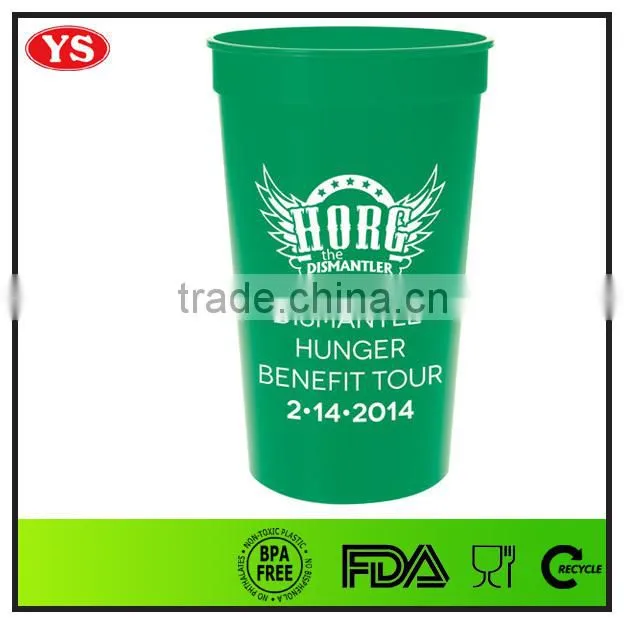 22 oz single wall bpa free thermos plastic cup