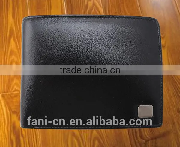 Three design multiple card holder mens leather wallets with coin pocket for boys