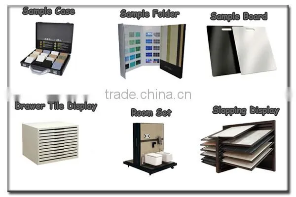 wooden drawer ceramic tile display racks CCT2