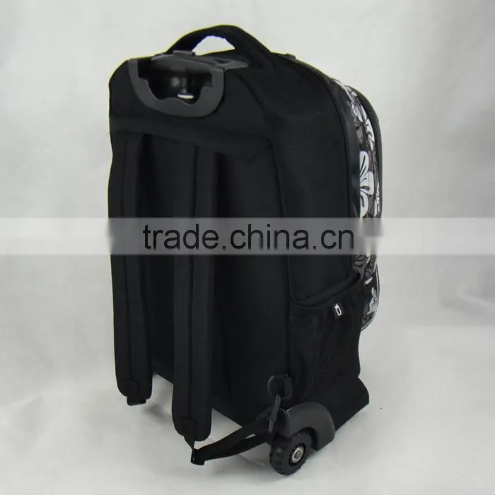 Produce Polyester Trolley Backpack With Wheels