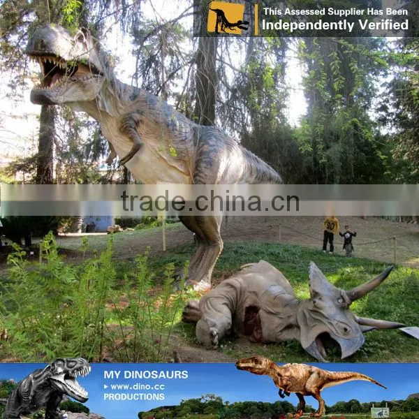MY Dino-Theme Park Cartoon Dinosaur Statues