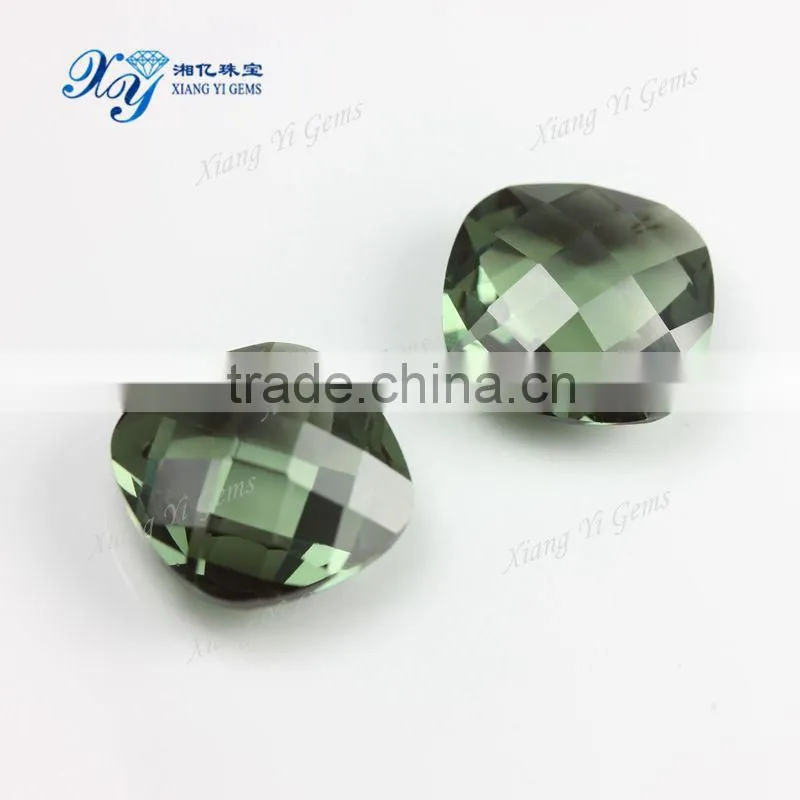Famous brand double checkerboard cut 149# blue gemstone names 12x12mm rounded square shape spinel gemstones in dubai