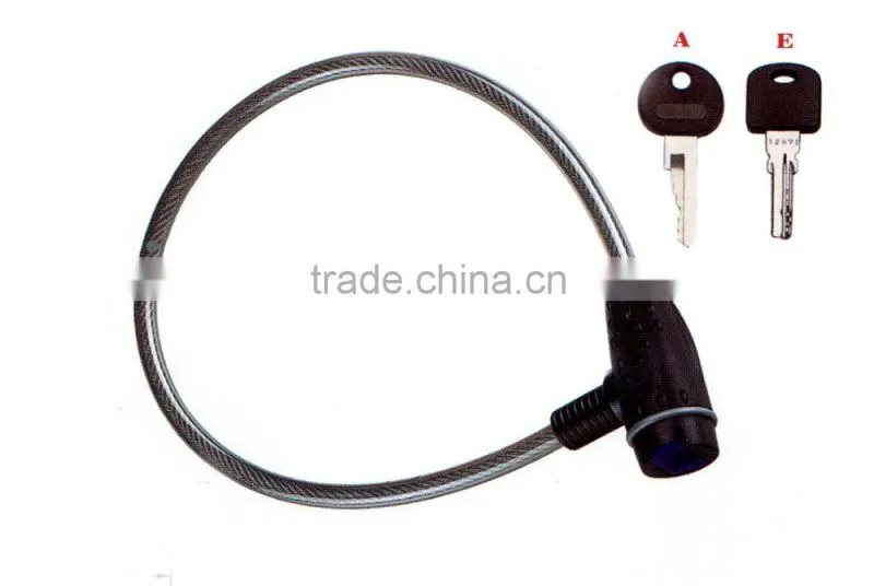 wholesale fashion bicycle lock bike cable lock bicycle lock set