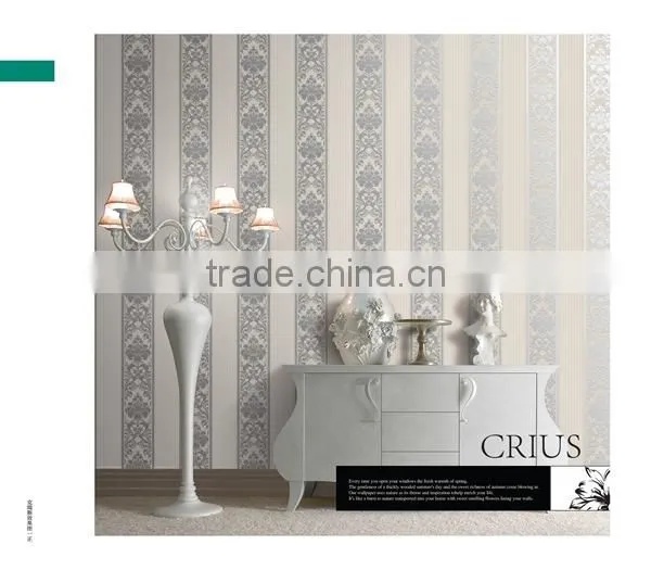 strip flowers vinyl wallpaper with beautiful design