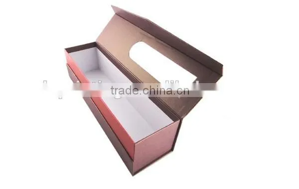 hot sale high quality custom wine bottle storage case with different colors and window made in shanghai