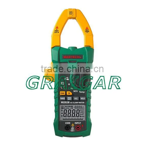 Mastech MS2015B Digital Clamp On Meter Meters Frequency Resistance Capacitance Multimeter