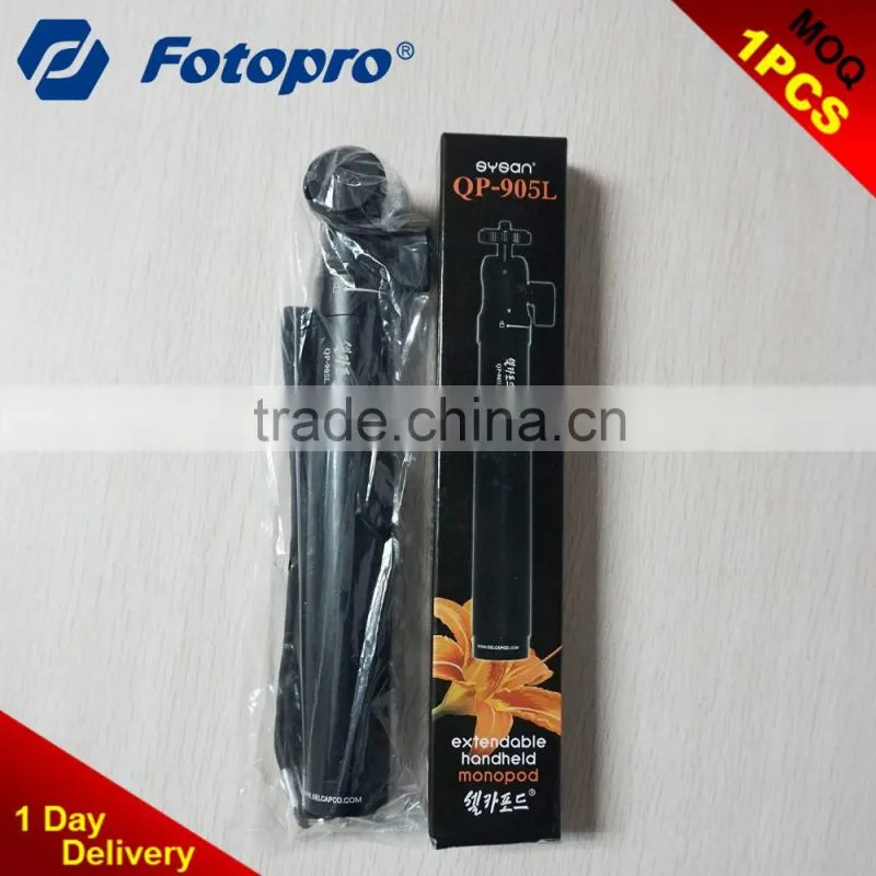 Fotopro Wholesale monopod on stock extendable selfie stick for mobile phone fast delivery colorfull cable selfie stick
