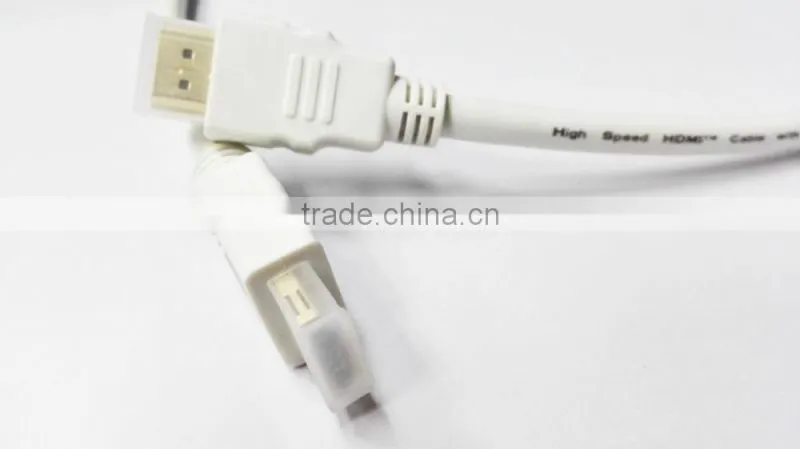 High speed hdmi cable with lock professional manufacturer support 4K*2K