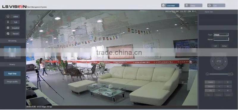LS VISION LS-FHP500DVIR-P onvif 2.4 ip camera support SD card p2p network cctv camera
