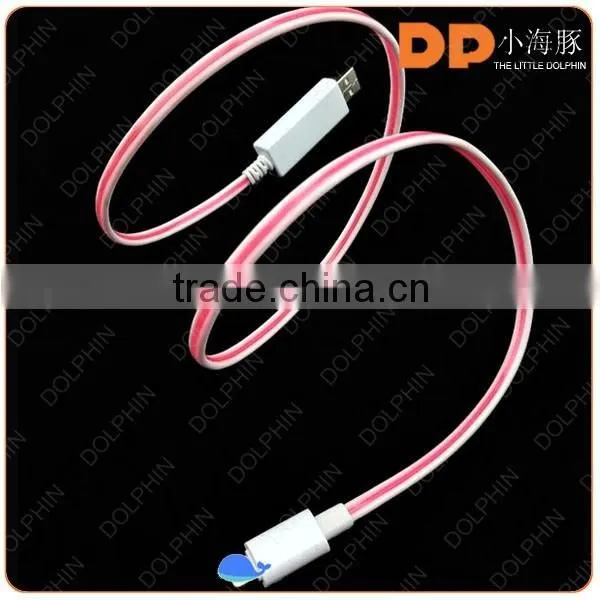 EL flowing usb charging cable charger usb cable for android moble phone