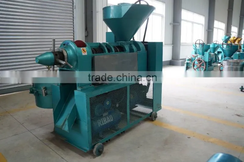 screw type soybean oil extruding machine