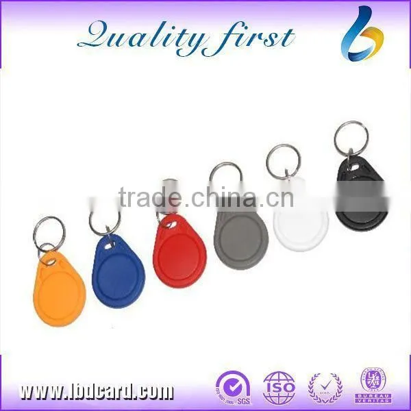 Waterproof RFID Keyfobs MIFARE Classic 1K Keyfobs With Bungee Cord