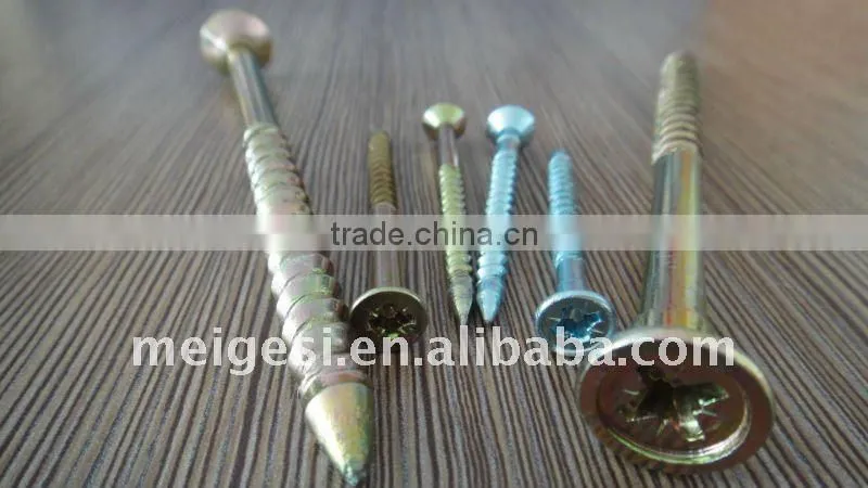 Pozi Flat Countersunk Head Nail Screw with Collar