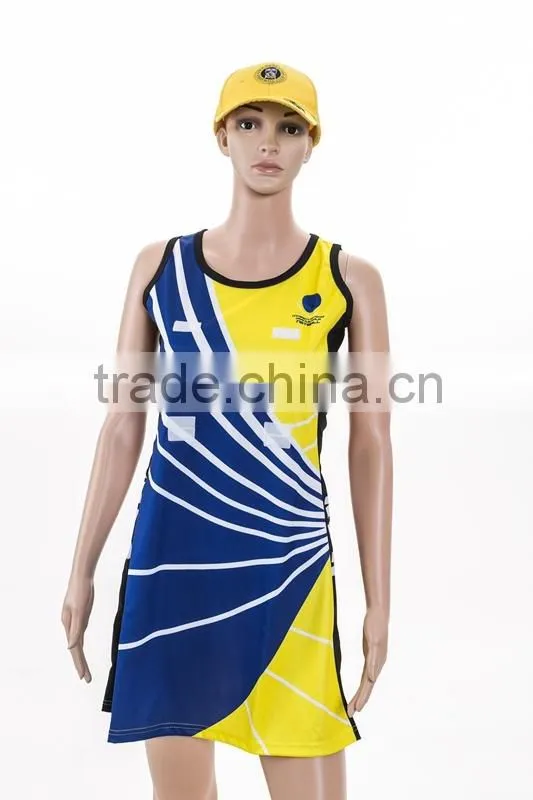 Wholesale Custom Netball Dresses Bodysuits Women Wear