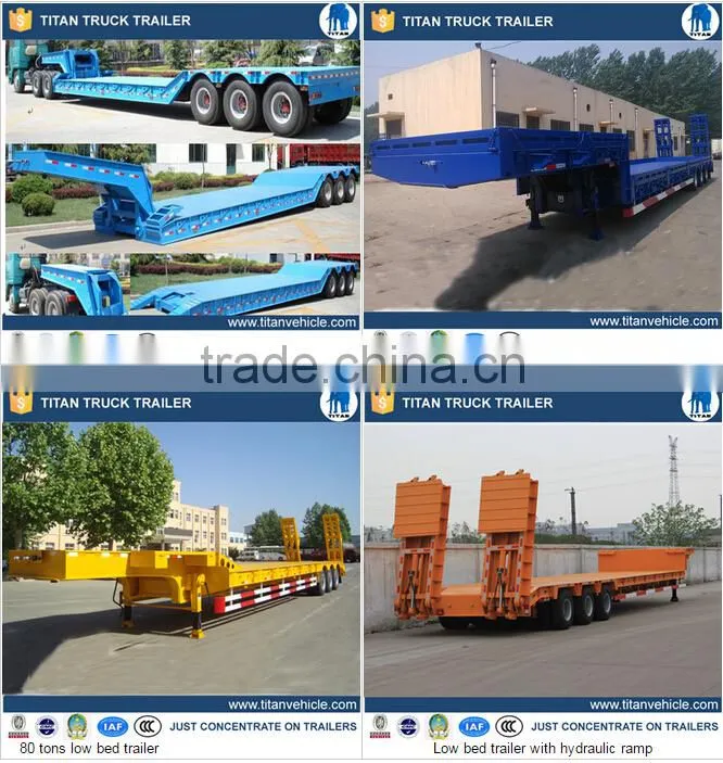 Ttian container carrier cargo trailers container dolly trailer