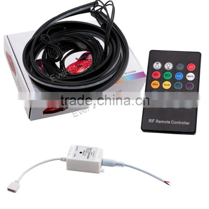 New Car Decoration accessories Remote Control Automotive LED Decorative Lights RGB Color Changing Car LED Chassis Light