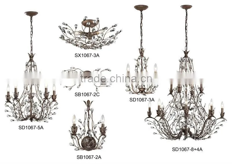 Antique European style crystal ceiling light/ceiling lamp China online shopping