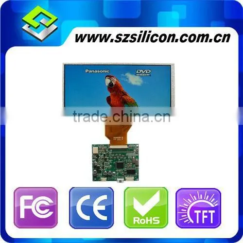 visual equipment Digital 7 inch lcd modules Menu/knob/IR option