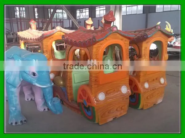 Amusement park 14 seats kids electric train