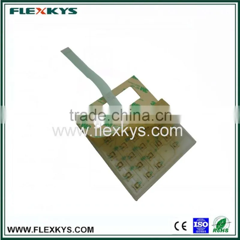 Industrial control button membrane big size switch keypad