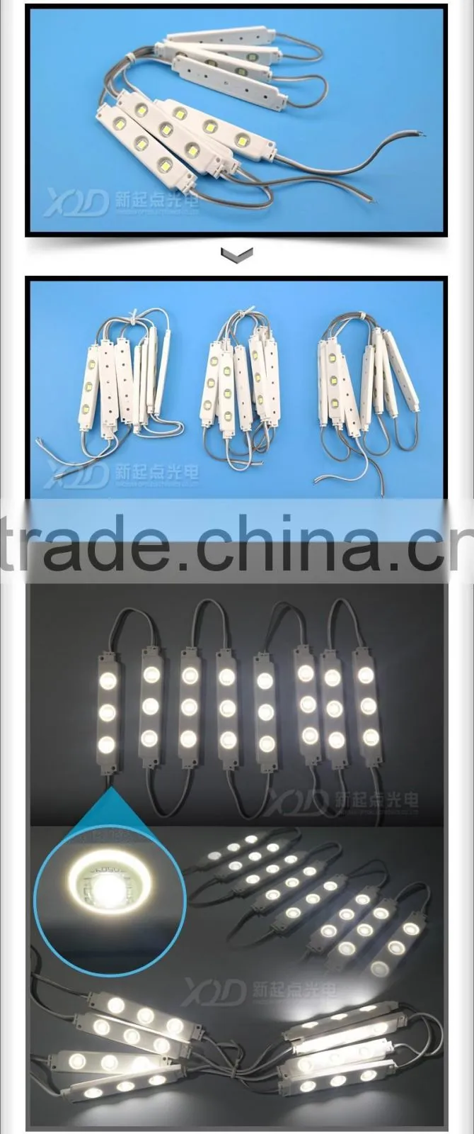 Injection led modules smd 5050 epstar chip light super bright led lights