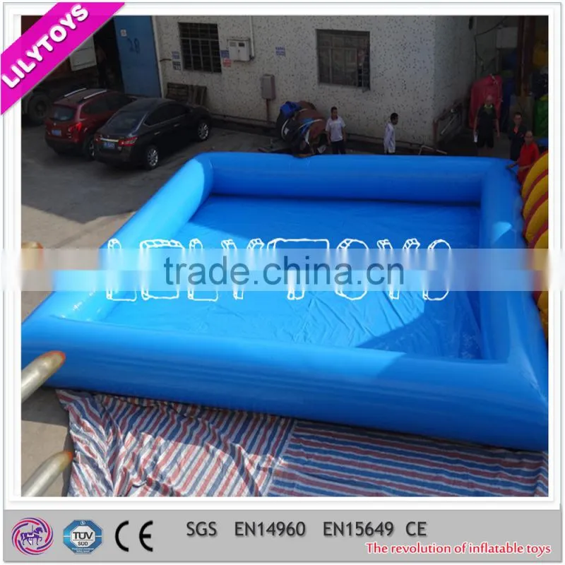 Hot summer yellow color inflatable adult swimming pool