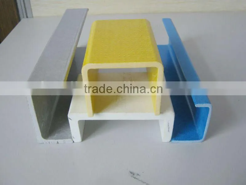 JH437 FRP/GRP Composite Pultruded Profiles U channel
