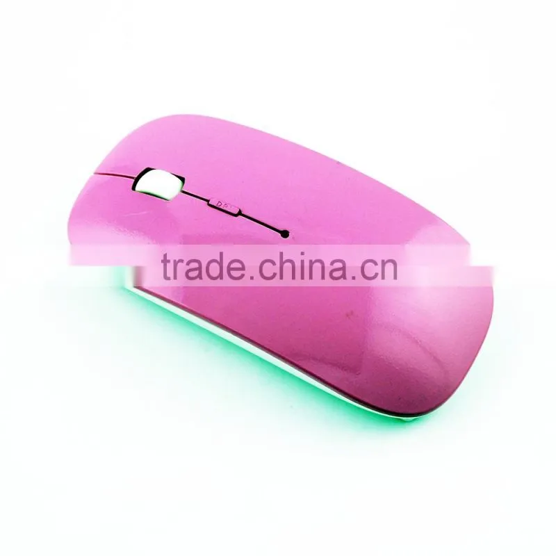 Ultrathin USB 2.4G Wireless Optical Mouse For PC Laptop Desktop multicolor Choose