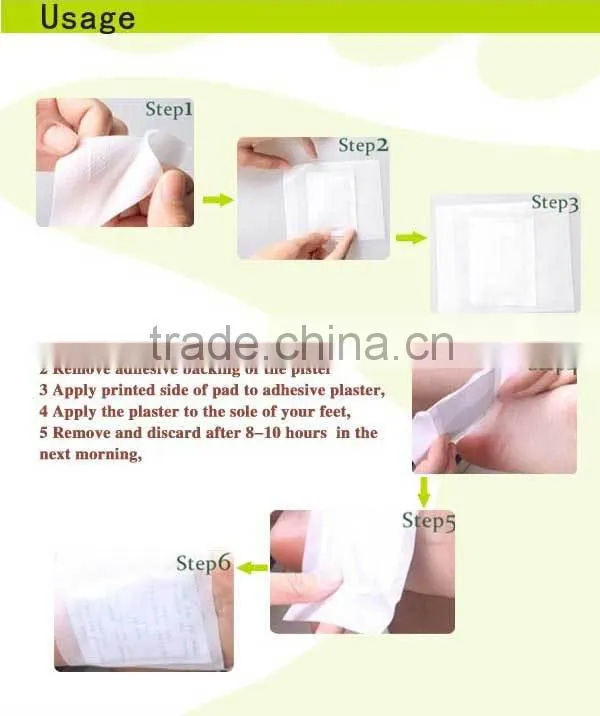 Bamboo Vinegar Kinoki foot detox patch