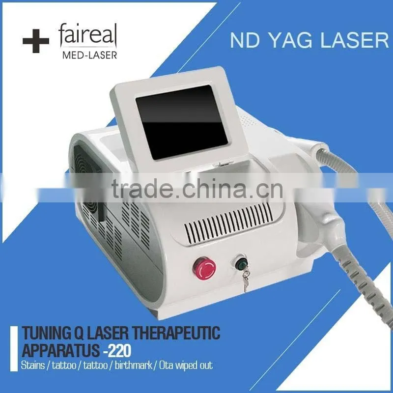 High Efficient q switch nd yag laser tattoo removal device laser machine