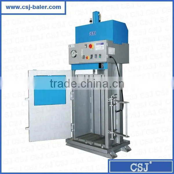 CE Standard JP6040T10A hydraulic verticle stainless mini baler
